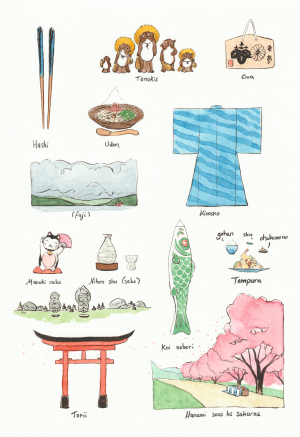Souvenirs du Japon
